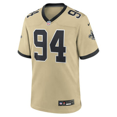 Cameron Jordan Gameday Golds Alternate Game Player Jersey - New Orleans Saints