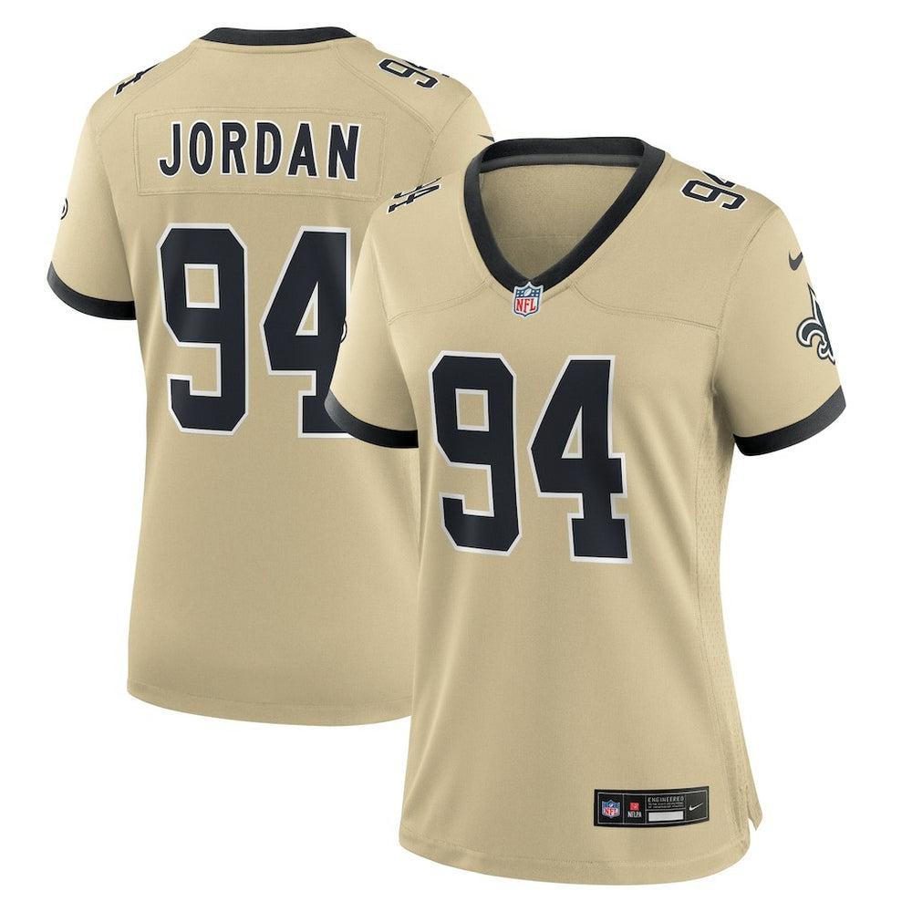 Cameron Jordan Women's Gameday Golds Alternate Game Player Jersey - New Orleans Saints