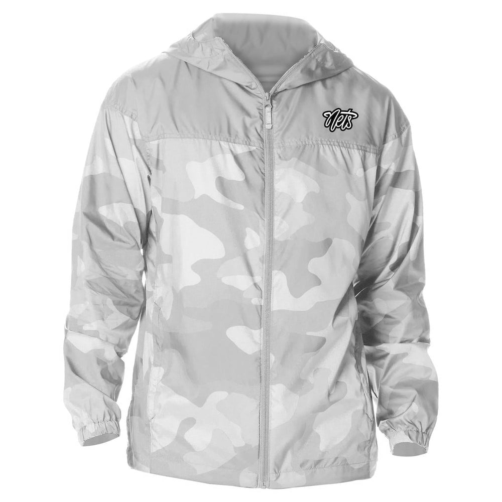 NBA Brooklyn Nets Camo Flash Challenger Windbreaker Full-Zip Jacket