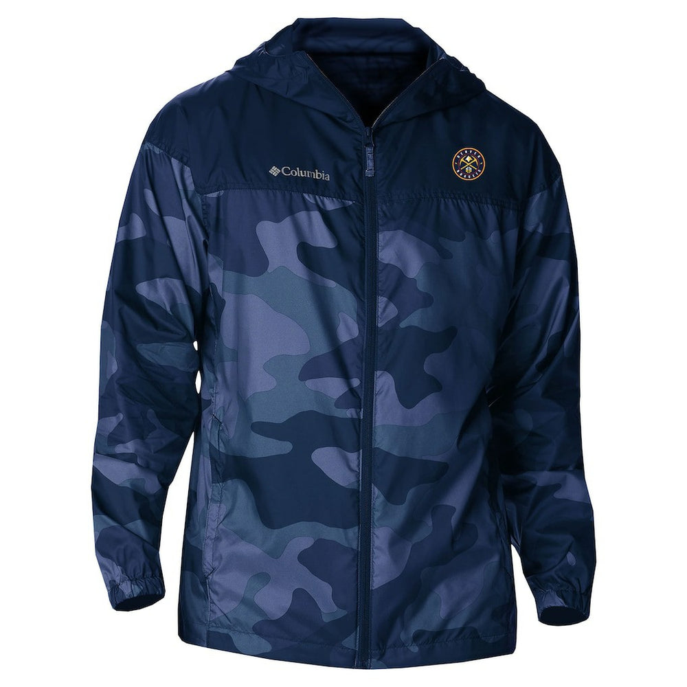 NBA Denver Nuggets Camo Flash Challenger Windbreaker Full-Zip Jacket sale