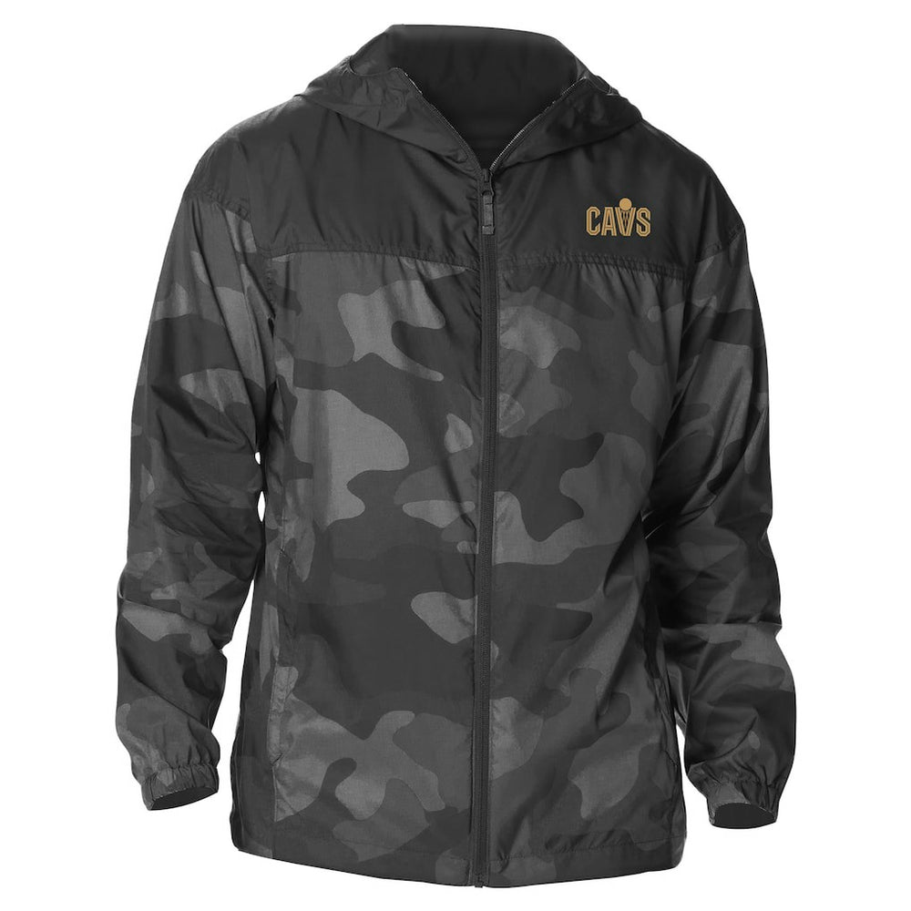 NBA Cleveland Cavaliers Camo Flash Challenger Windbreaker Full-Zip Jacket sale