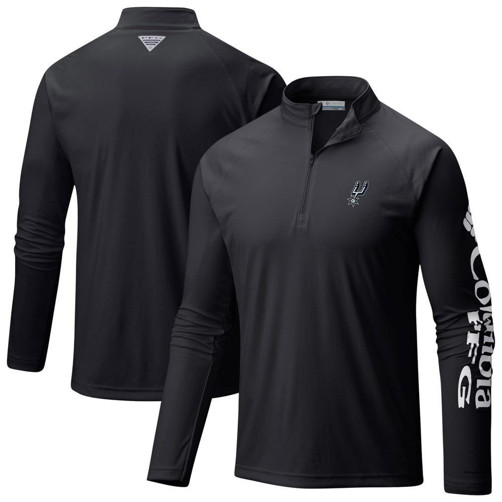 NBA San Antonio Spurs Terminal Tackle Raglan Omni-Shade Quarter-Zip Jacket
