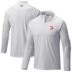 NBA Atlanta Hawks Terminal Tackle Raglan Omni-Shade Quarter-Zip Jacket