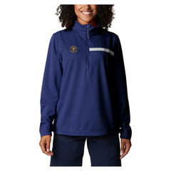 NBA Denver Nuggets Women's Skiff Guide Fleece Pullover Top sale