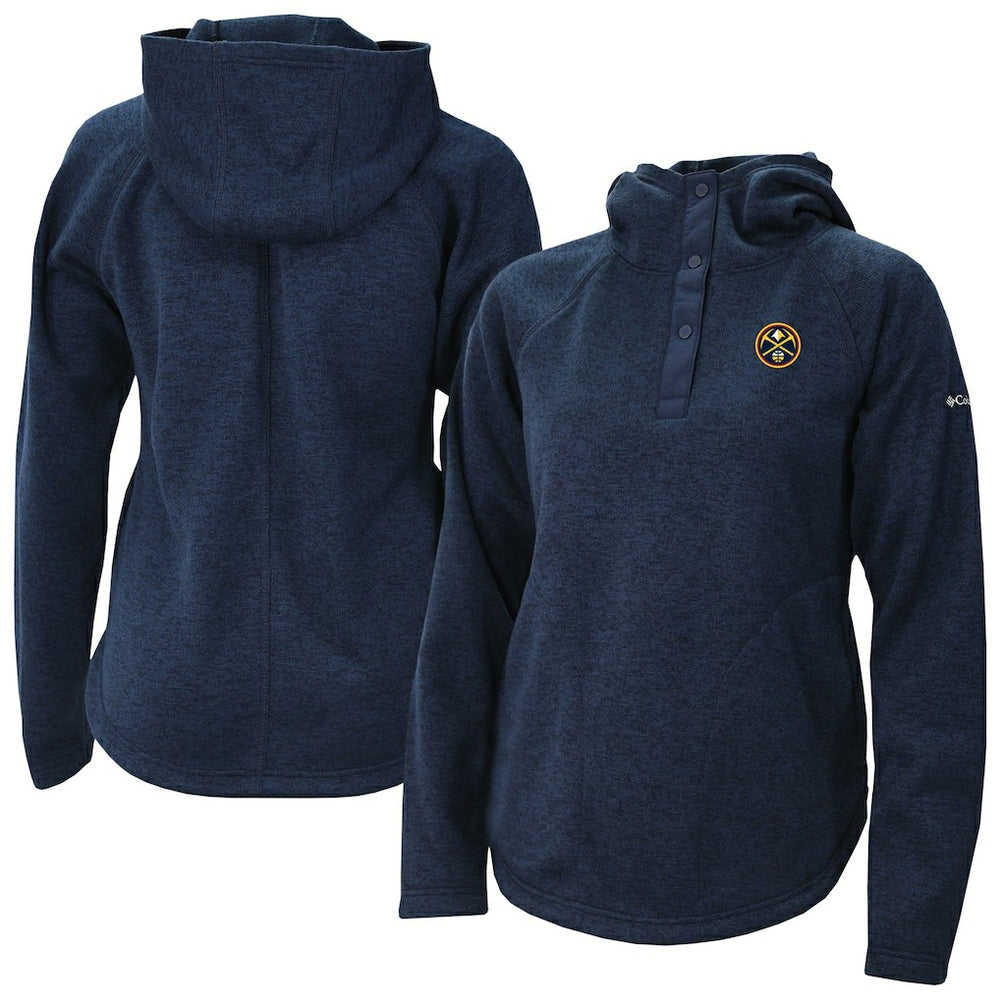 NBA Denver Nuggets Women's Sweater Weather Quarter-Snap Hoodie sale