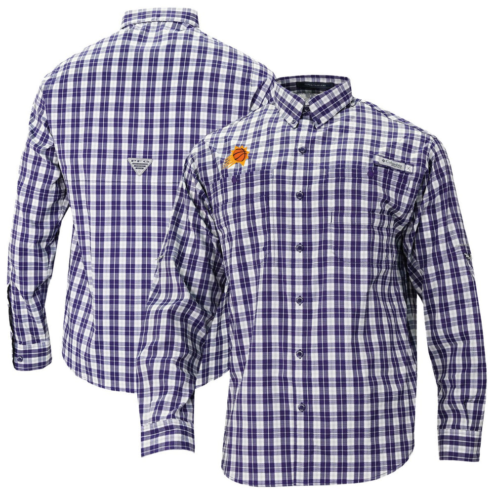 NBA Phoenix Suns Super Tamiami Omni-Shade Long Sleeve Button-Down Shirt