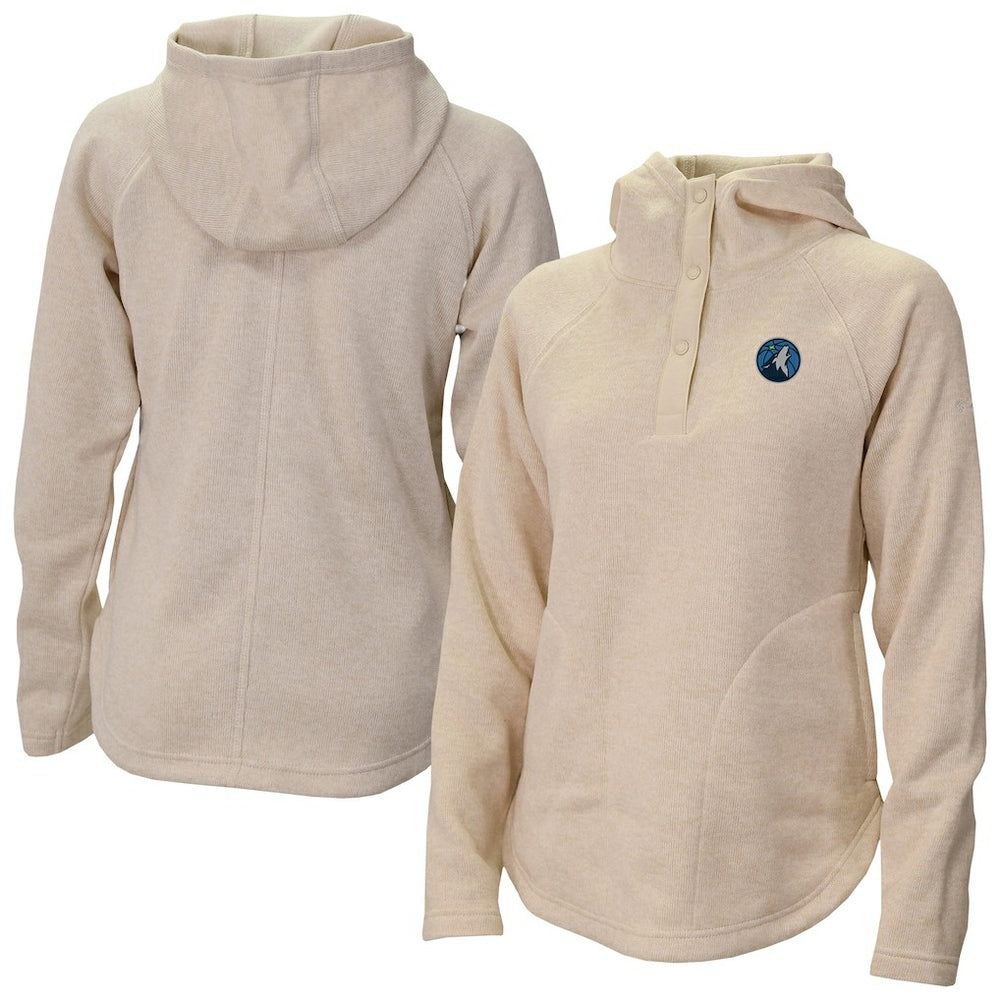 NBA Minnesota Timberwolves Women's Sweater Weather Quarter-Snap Hoodie