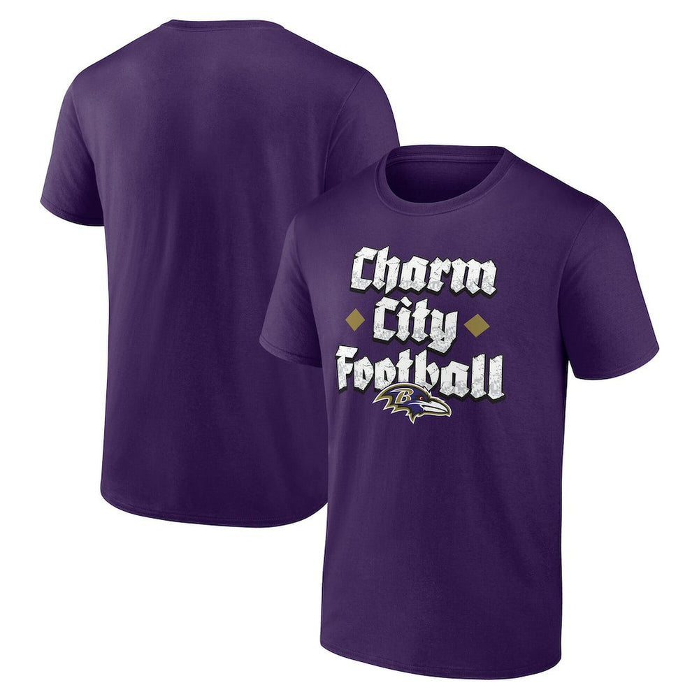 Charm City Football T-Shirt - Baltimore Ravens