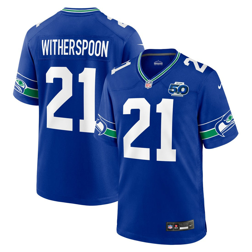 Devon Witherspoon Alternate 50th Season Game Jersey - Seattle Seahawks