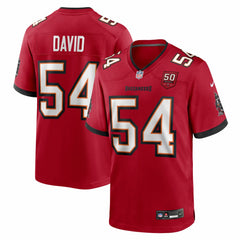 Lavonte David 50th Season Team Game Jersey - Tampa Bay Buccaneers
