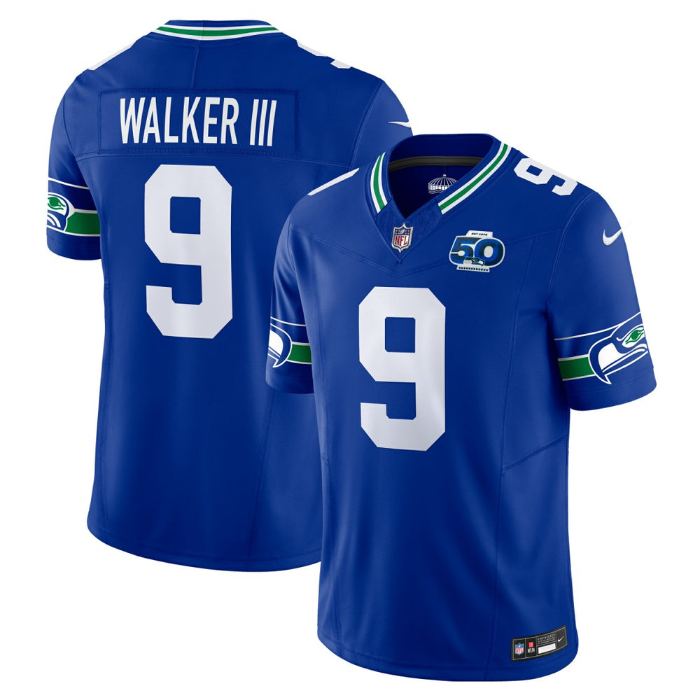 Kenneth Walker III 50th Season Vapor F.U.S.E. Limited Jersey - Seattle Seahawks