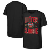 NHL Black Chicago Blackhawks Youth 2025 NHL Winter Classic Game Day T-Shirt
