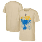 NHL Tan St. Louis Blues Youth 2025 NHL Winter Classic Street Art T-Shirt