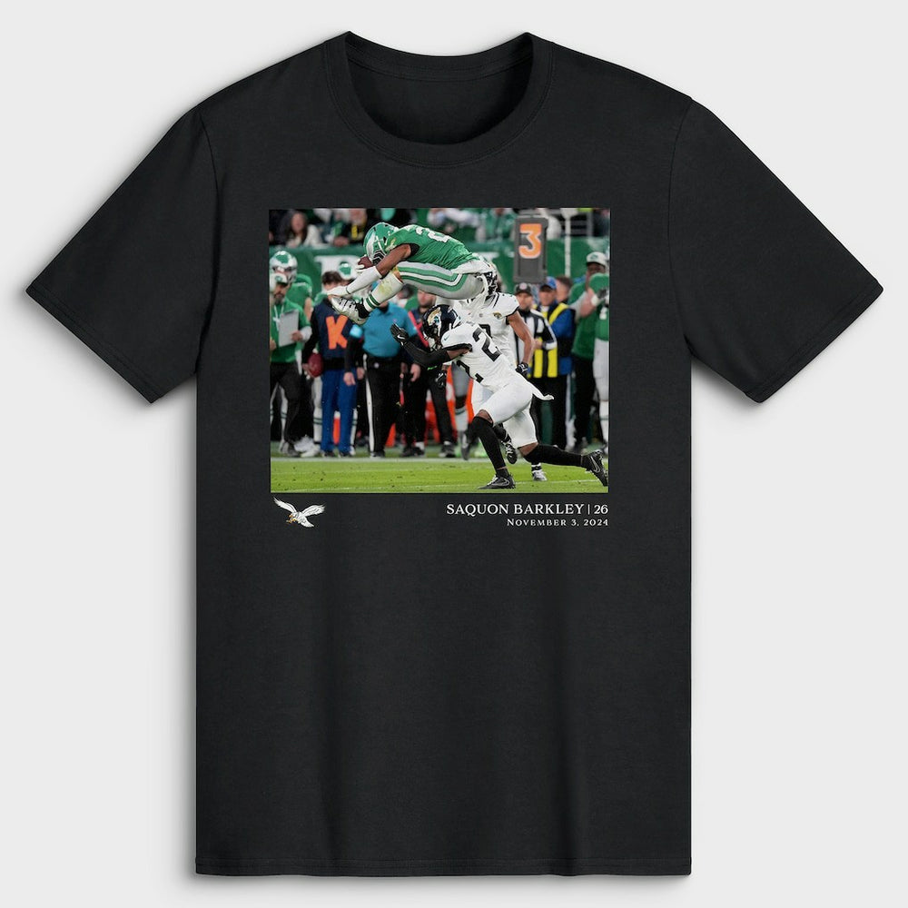 Saquon Barkley NFL Flash Features Week 9 T-Shirt - Philadelphia Eagles