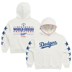 MLB Los Angeles Dodgers Madhappy 2024 World Series Champions Star Pullover Hoodie