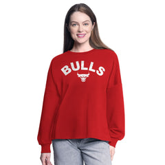 NBA Chicago Bulls G-III 4Her by Carl Banks Women's Athletic Pullover Sweatshirt