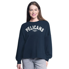 NBA New Orleans Pelicans G-III 4Her by Carl Banks Women's Athletic Pullover Sweatshirt