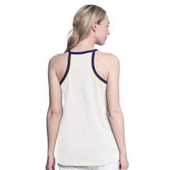 NBA Los Angeles Lakers G-III 4Her by Carl Banks Women's Curveball Racerback Scoop Neck Slub Tank Top
