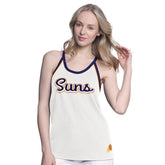 NBA Phoenix Suns G-III 4Her by Carl Banks Women's Curveball Racerback Scoop Neck Slub Tank Top
