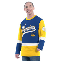 NBA Golden State Warriors G-III Sports by Carl Banks Adaptive Rugby Long Sleeve Top sale