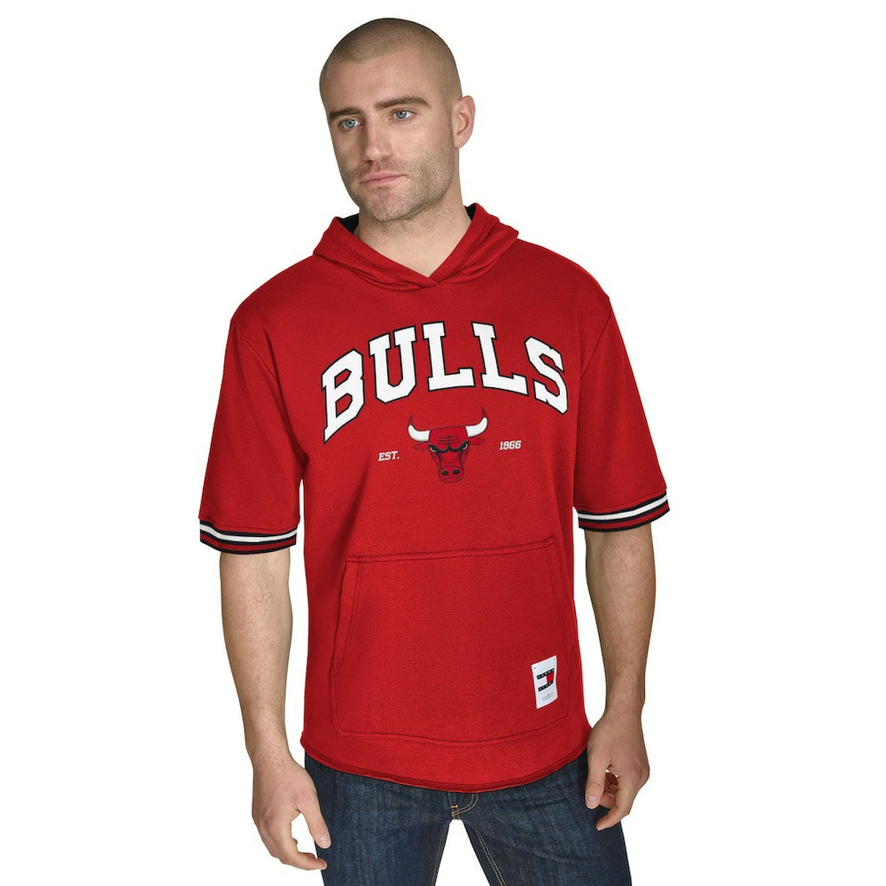 NBA Chicago Bulls Tommy Jeans Paul French Terry Short Sleeve Pullover Hoodie sale