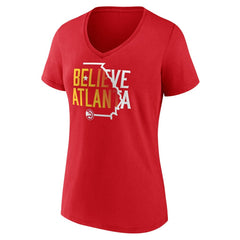 NBA Atlanta Hawks Women's Team Pride V-Neck T-Shirt