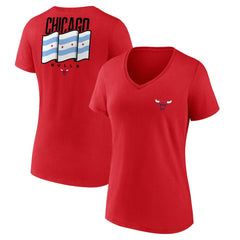 NBA Chicago Bulls Women's Clutch V-Neck T-Shirt sale