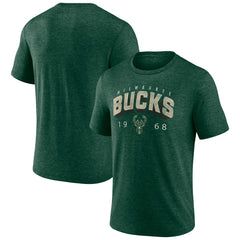 NBA Milwaukee Bucks Backboard Tri-Blend T-Shirt