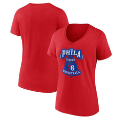 NBA Philadelphia 76ers Women's Hometown V-Neck T-Shirt