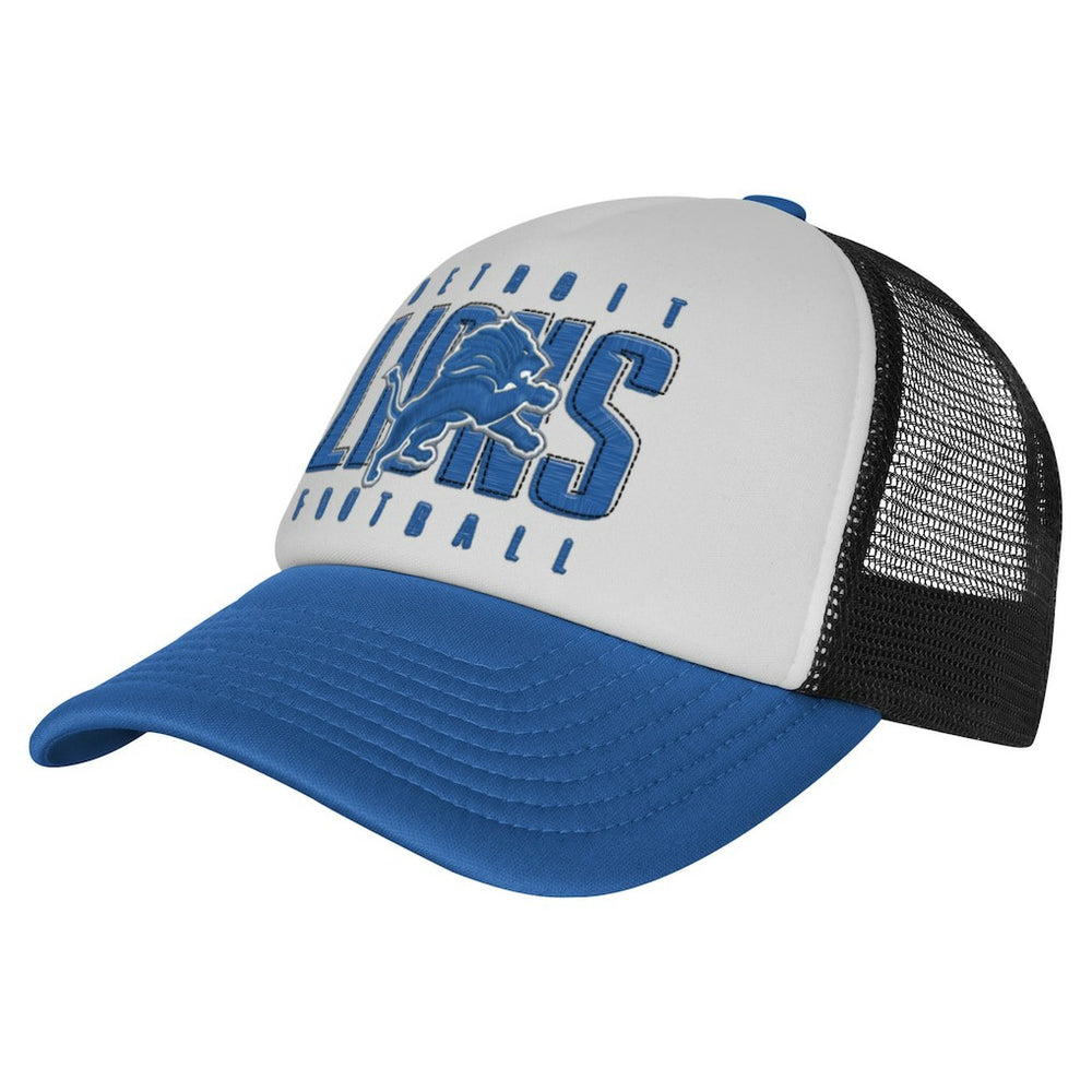 Youth Essentials Trucker Adjustable Hat - Detroit Lions