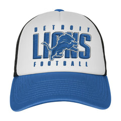 Youth Essentials Trucker Adjustable Hat - Detroit Lions