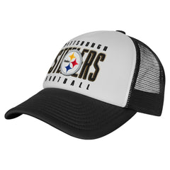 Youth Essentials Trucker Adjustable Hat - Pittsburgh Steelers