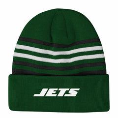 Outerstuff Essentials Cuffed Knit Hat - New York Jets