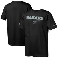 Youth Sideline Team Issue T-Shirt - Las Vegas Raiders
