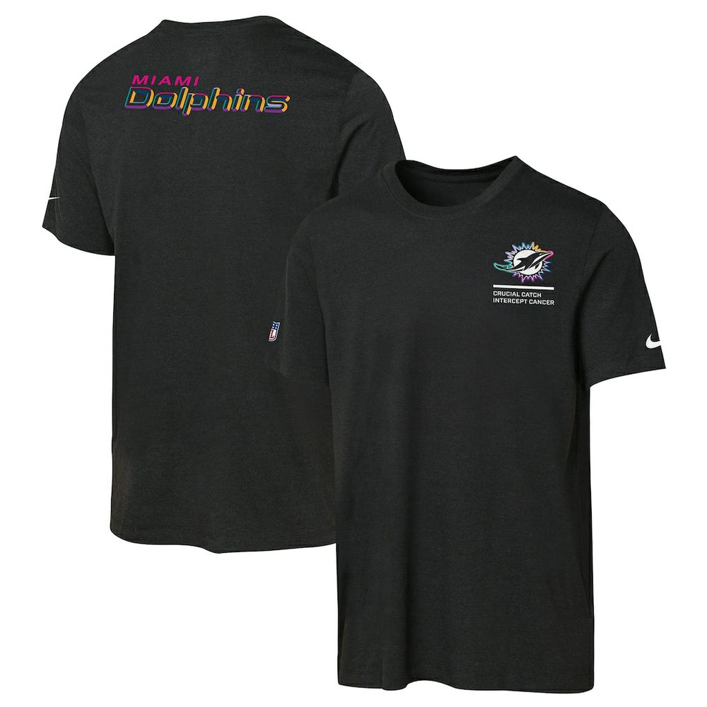 Youth 2025 NFL Crucial Catch Tri-Blend Dri-FIT T-Shirt - Miami Dolphins