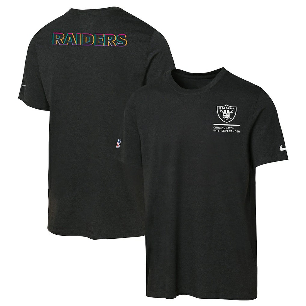 Youth 2025 NFL Crucial Catch Tri-Blend Dri-FIT T-Shirt - Las Vegas Raiders