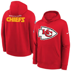 Youth Sideline Club Fleece Hoodie - Kansas City Chiefs