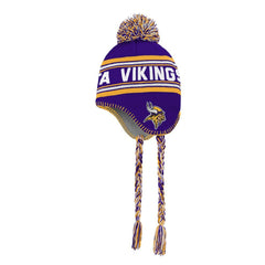 Preschool Jacquard Tassel Knit Hat with Pom - Minnesota Vikings
