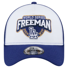 MLB Freddie Freeman Los Angeles Dodgers New Era 2024 World Series MVP 9FORTY Adjustable Hat