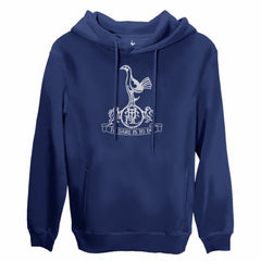 Tottenham Hotspur 1863FC Mono Badge Fleece Pullover Hoodie - Navy