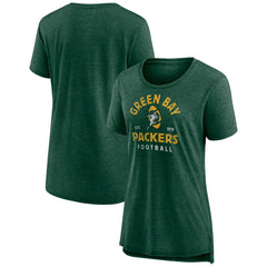 Women's Vintage Arch Tri-Blend T-Shirt - Green Bay Packers