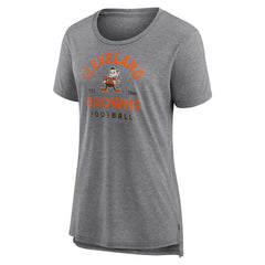 Women's Vintage Arch Tri-Blend T-Shirt - Cleveland Browns