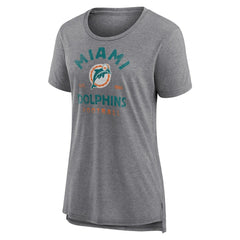Women's Vintage Arch Tri-Blend T-Shirt - Miami Dolphins