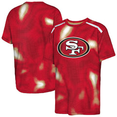 Outerstuff Youth End Zone Dri-Tek T-Shirt - San Francisco 49ers