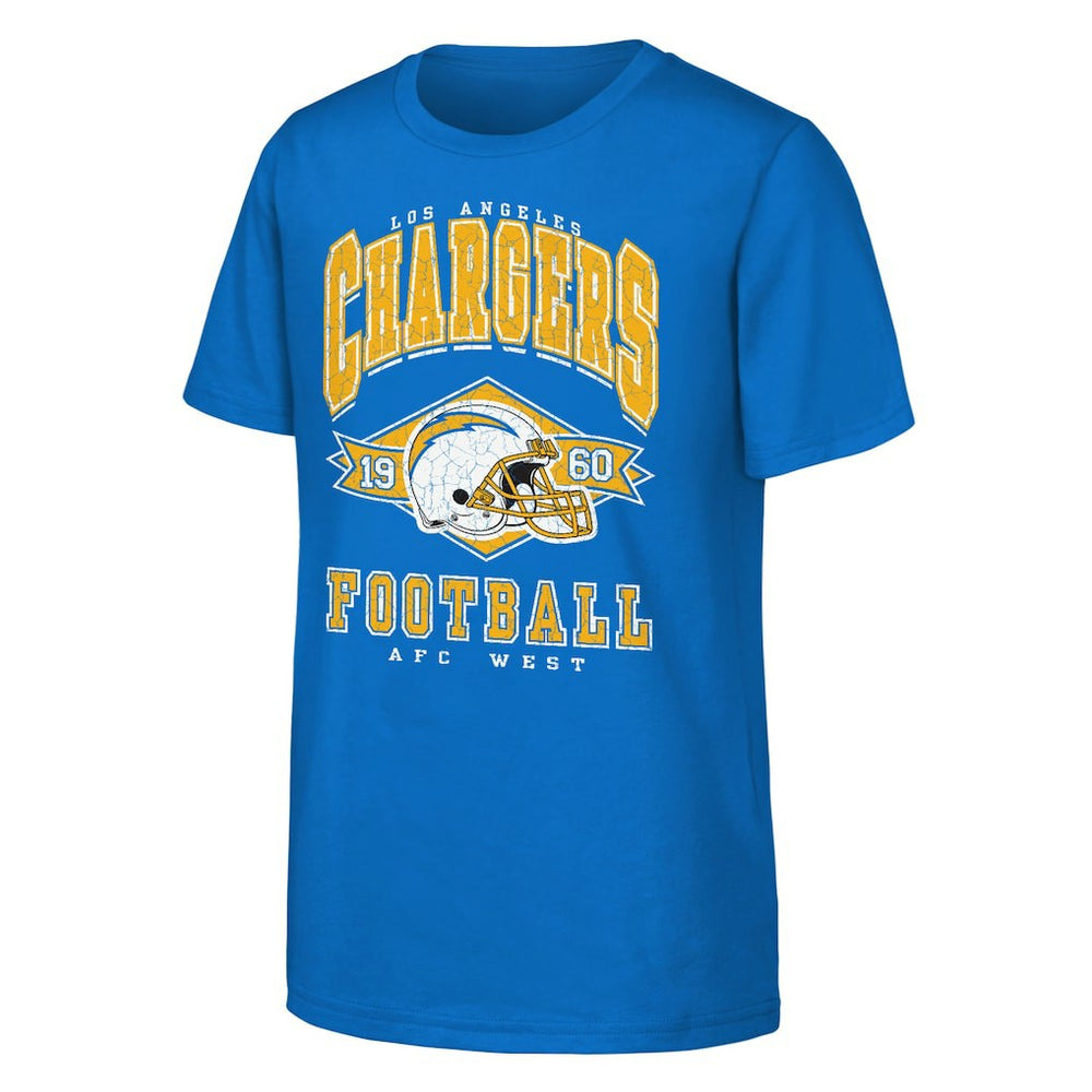 Outerstuff Youth Kick Off T-Shirt - Los Angeles Chargers
