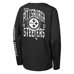 Outerstuff Youth Rumble Long Sleeve T-Shirt - Pittsburgh Steelers