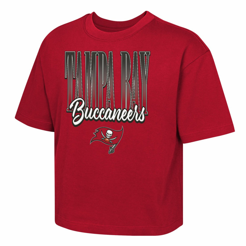 Outerstuff Girls Youth Big City Boxy T-Shirt - Tampa Bay Buccaneers