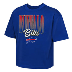 Outerstuff Girls Youth Big City Boxy T-Shirt - Buffalo Bills