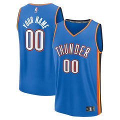 NBA Oklahoma City Thunder Youth Fast Break Custom Replica Jersey