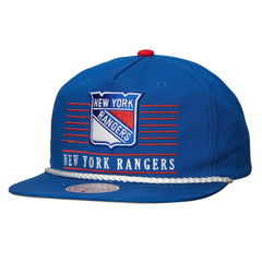 NHL Blue New York Rangers Mitchell & Ness Ascend Deadstock Snapback Hat